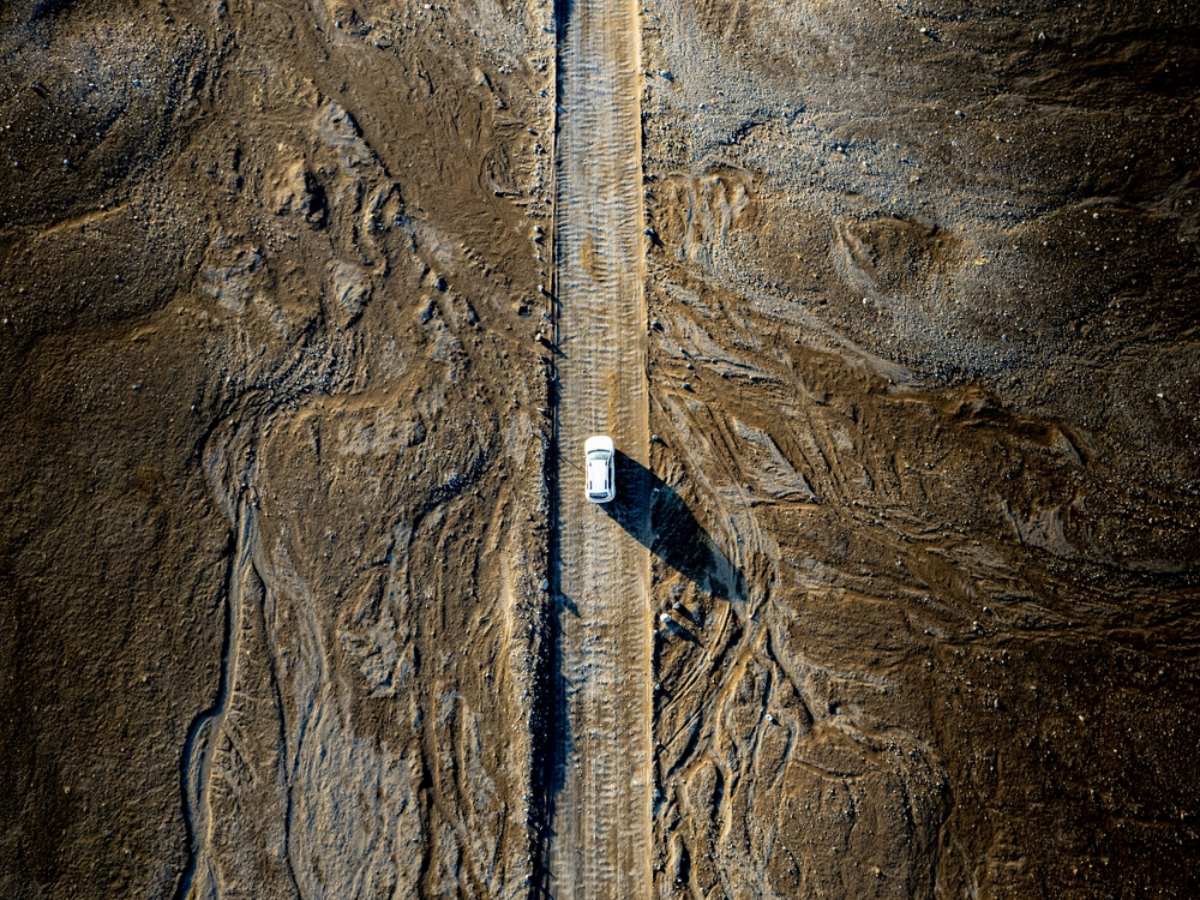 Iceland gravel roads