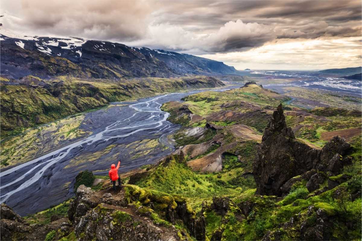 Panoramic views of &THORN;&oacute;rsm&ouml;rk Valley